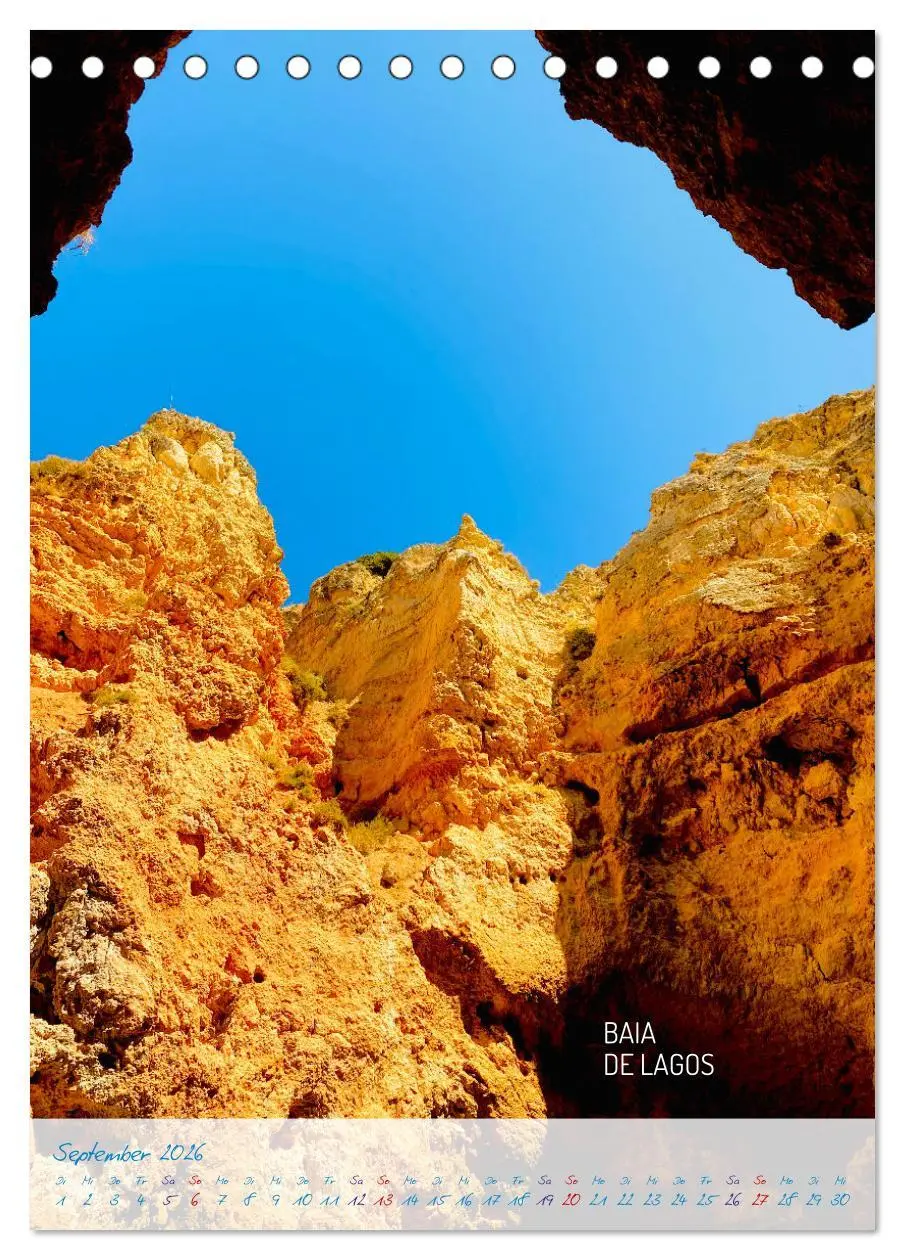 Bild: 9783516351552 | Algarve Traumhaft &amp; farbenfroh (Tischkalender 2026 DIN A5 hoch),...