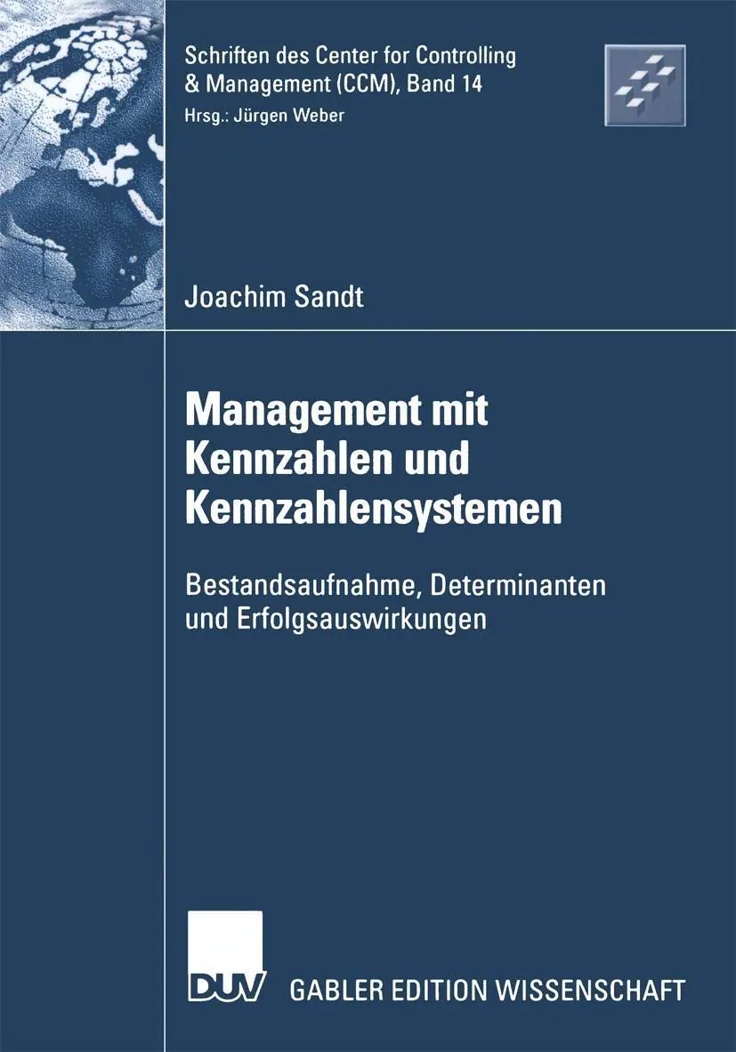 Cover: 9783824481552 | Management mit Kennzahlen und Kennzahlensystemen | Joachim Sandt