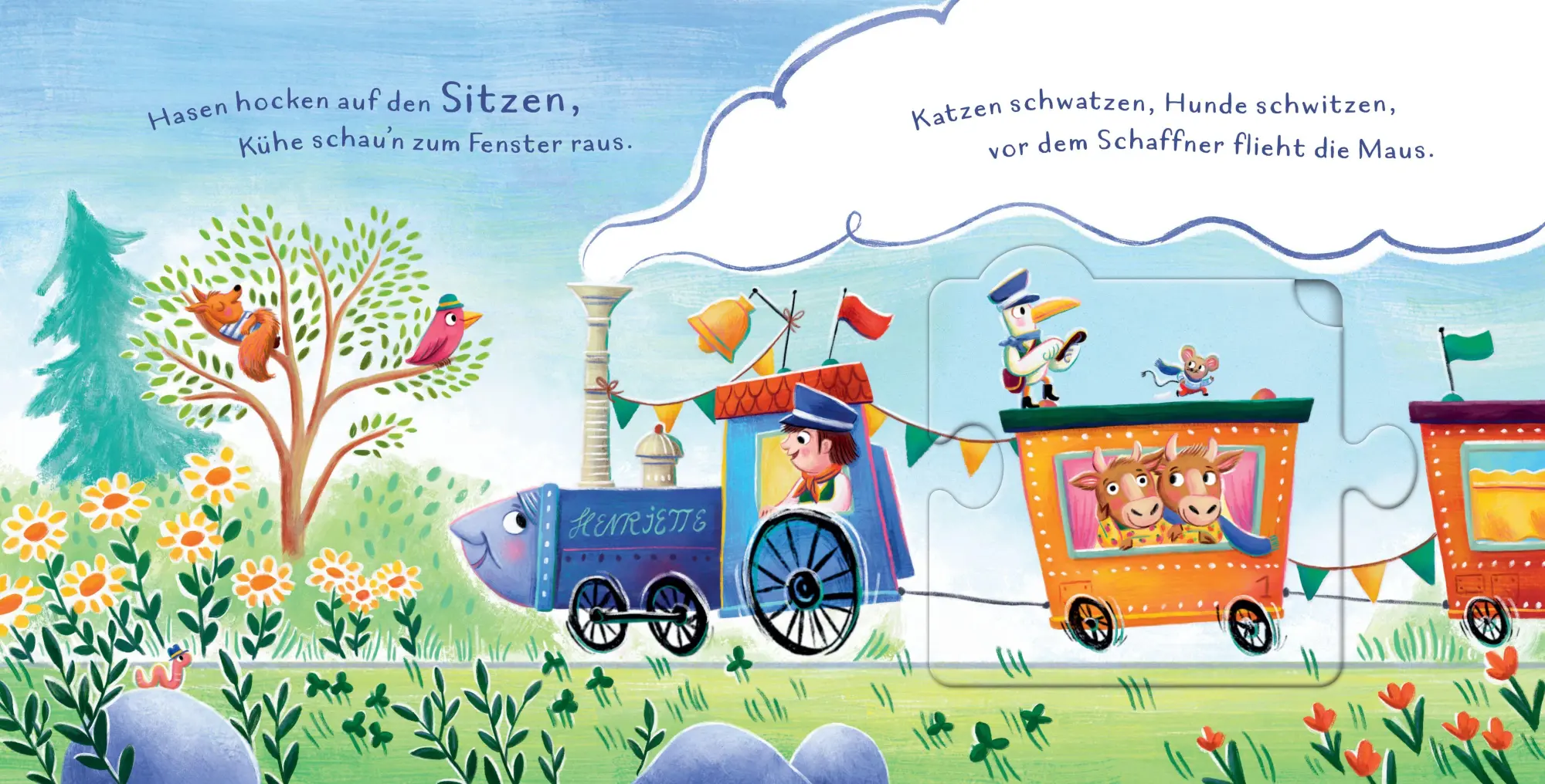 Bild: 9783833911552 | Neues von Henriette Bimmelbahn - ein Puzzlebuch | Cornelia Boese