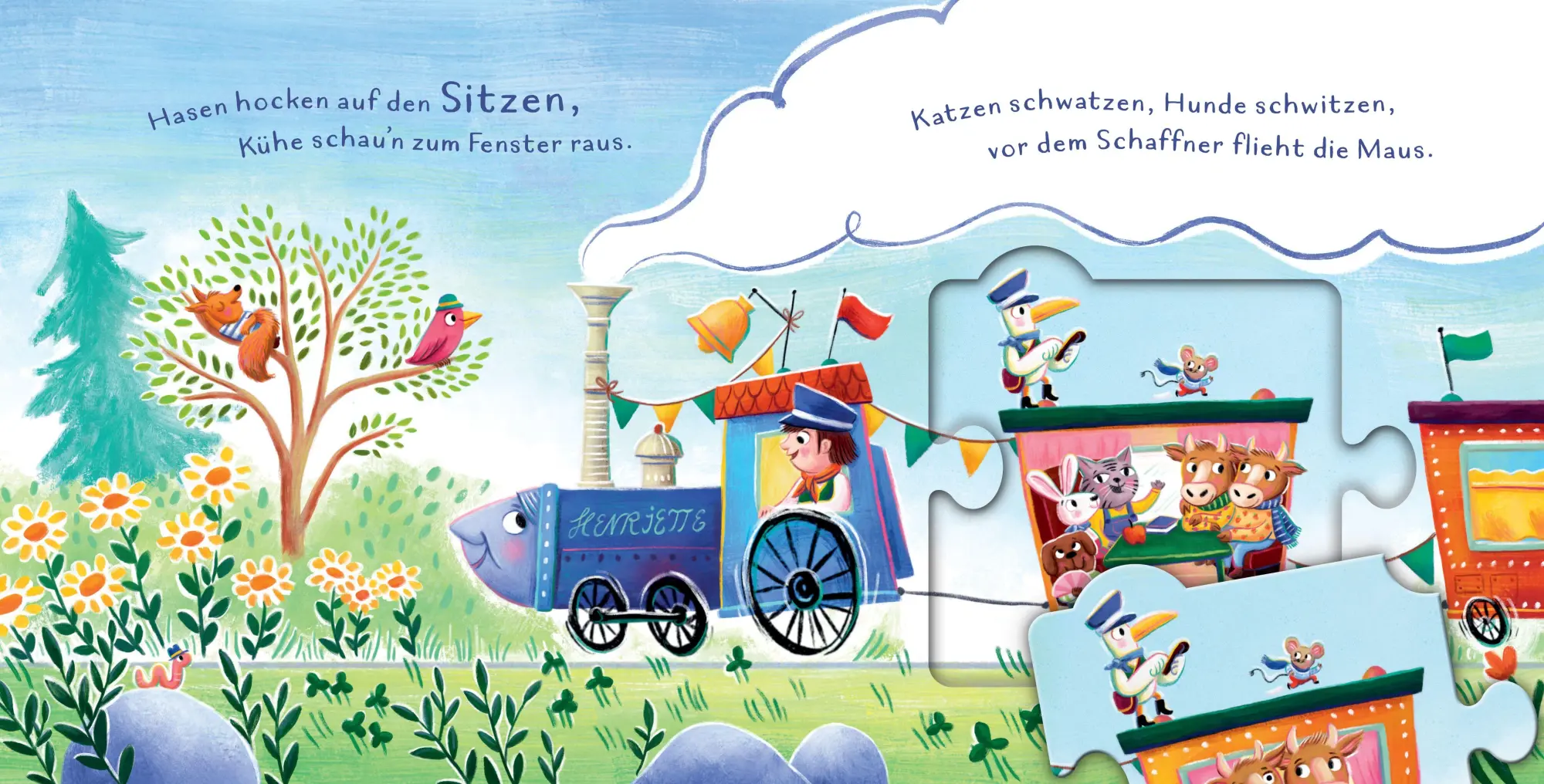 Bild: 9783833911552 | Neues von Henriette Bimmelbahn - ein Puzzlebuch | Cornelia Boese