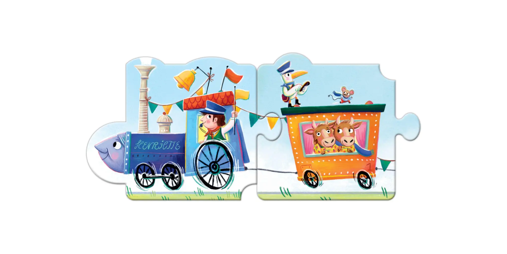 Bild: 9783833911552 | Neues von Henriette Bimmelbahn - ein Puzzlebuch | Cornelia Boese