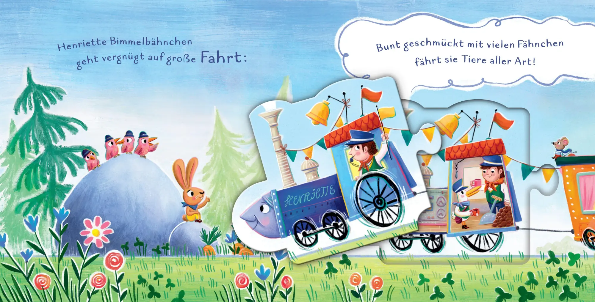 Bild: 9783833911552 | Neues von Henriette Bimmelbahn - ein Puzzlebuch | Cornelia Boese