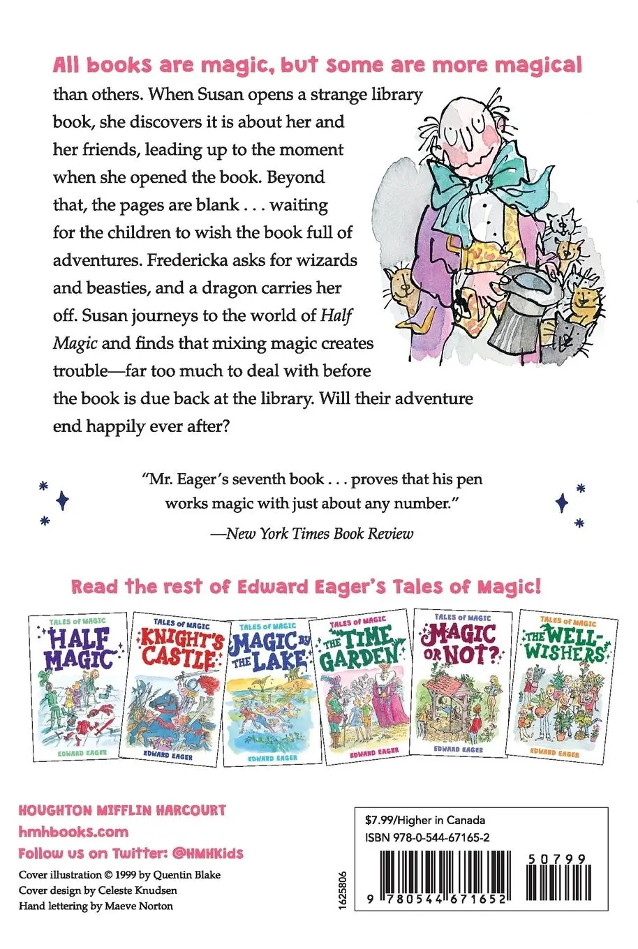 Rückseite: 9780544671652 | Seven-Day Magic | Edward Eager | Taschenbuch | Kartoniert / Broschiert