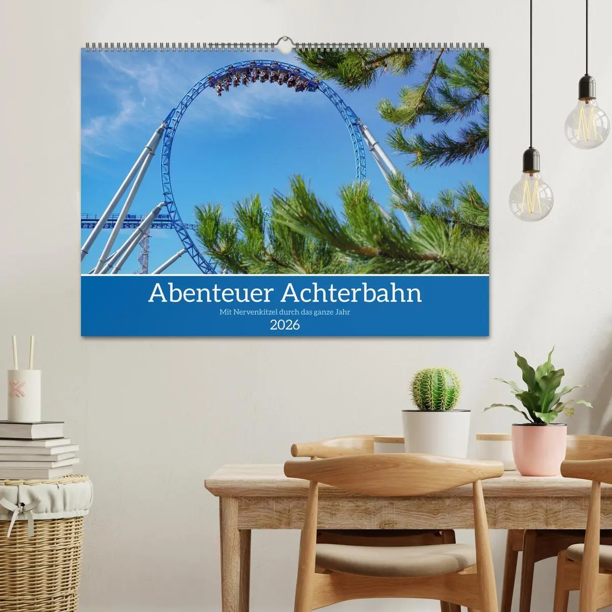 Bild: 9783457251652 | Abenteuer Achterbahn (Wandkalender 2026 DIN A2 quer), CALVENDO...