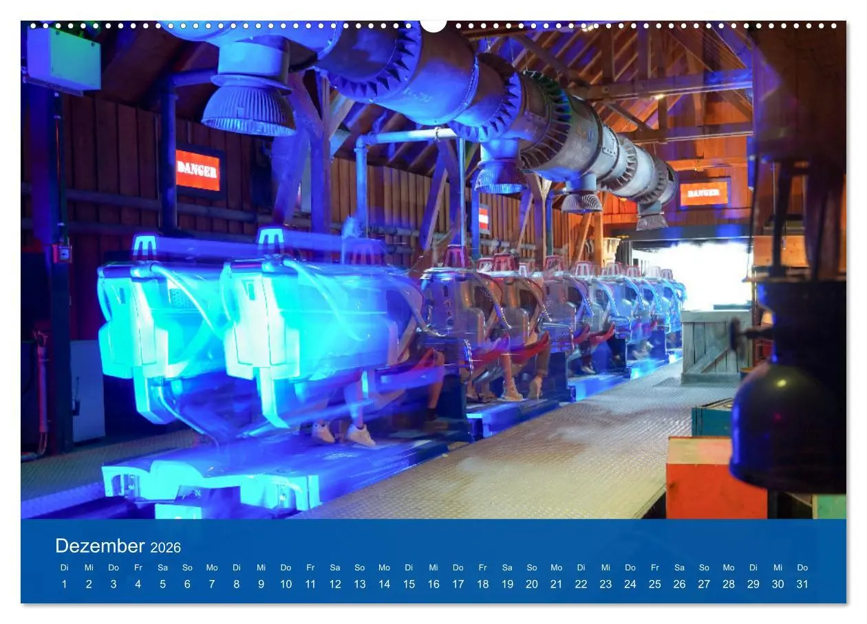 Bild: 9783457251652 | Abenteuer Achterbahn (Wandkalender 2026 DIN A2 quer), CALVENDO...