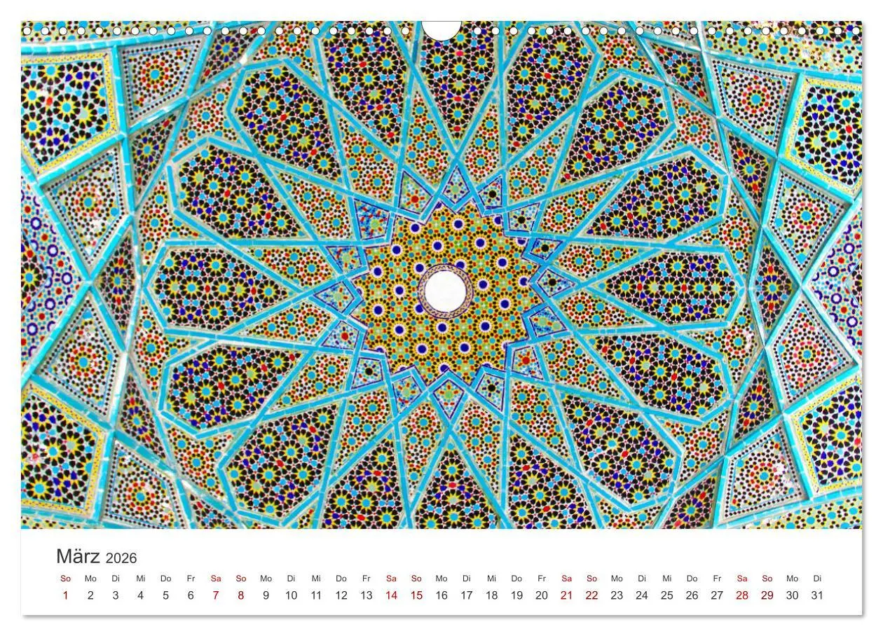 Bild: 9783457561652 | Kunstvolle Mosaike (Wandkalender 2026 DIN A3 quer), CALVENDO...