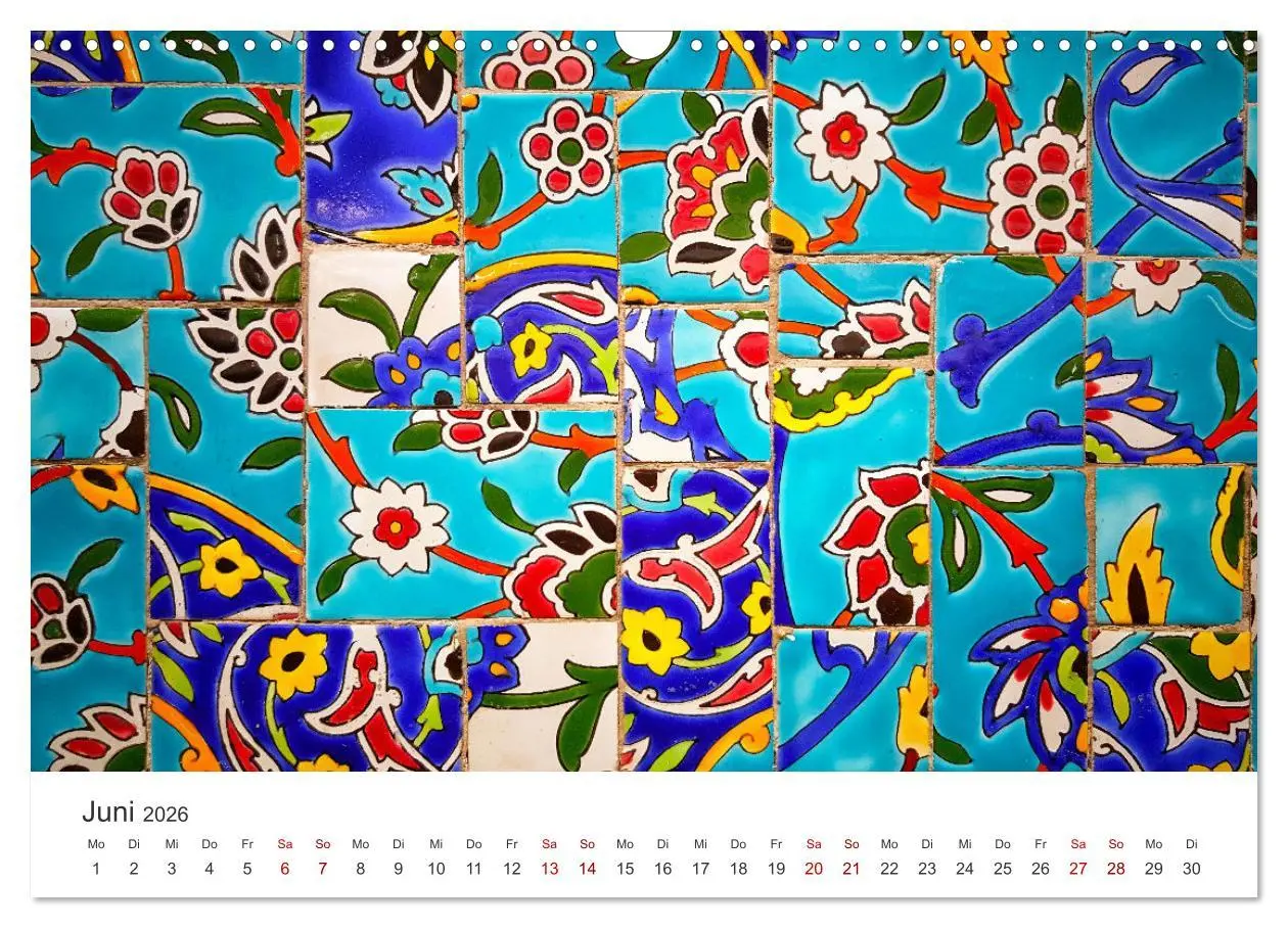 Bild: 9783457561652 | Kunstvolle Mosaike (Wandkalender 2026 DIN A3 quer), CALVENDO...