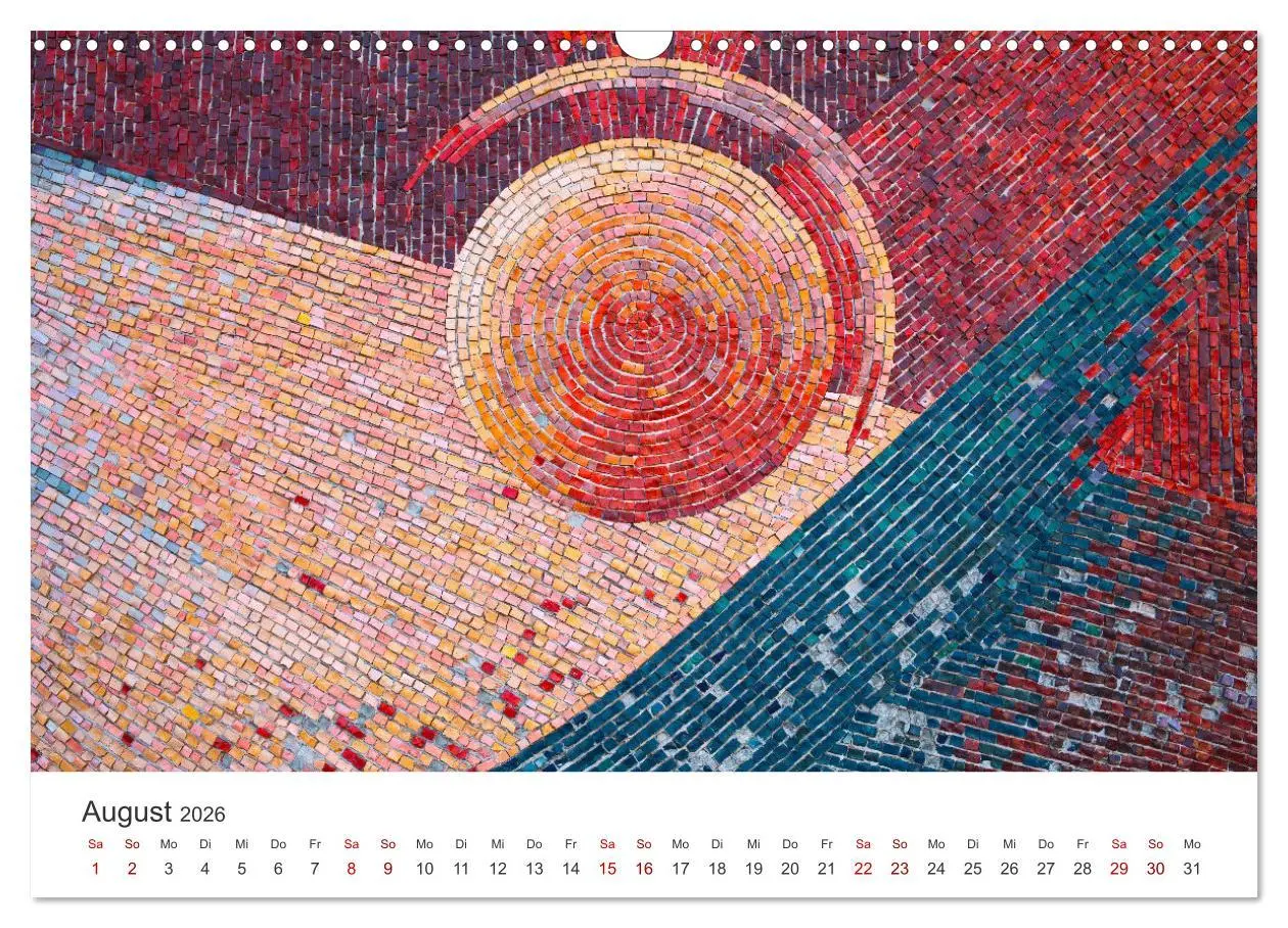Bild: 9783457561652 | Kunstvolle Mosaike (Wandkalender 2026 DIN A3 quer), CALVENDO...