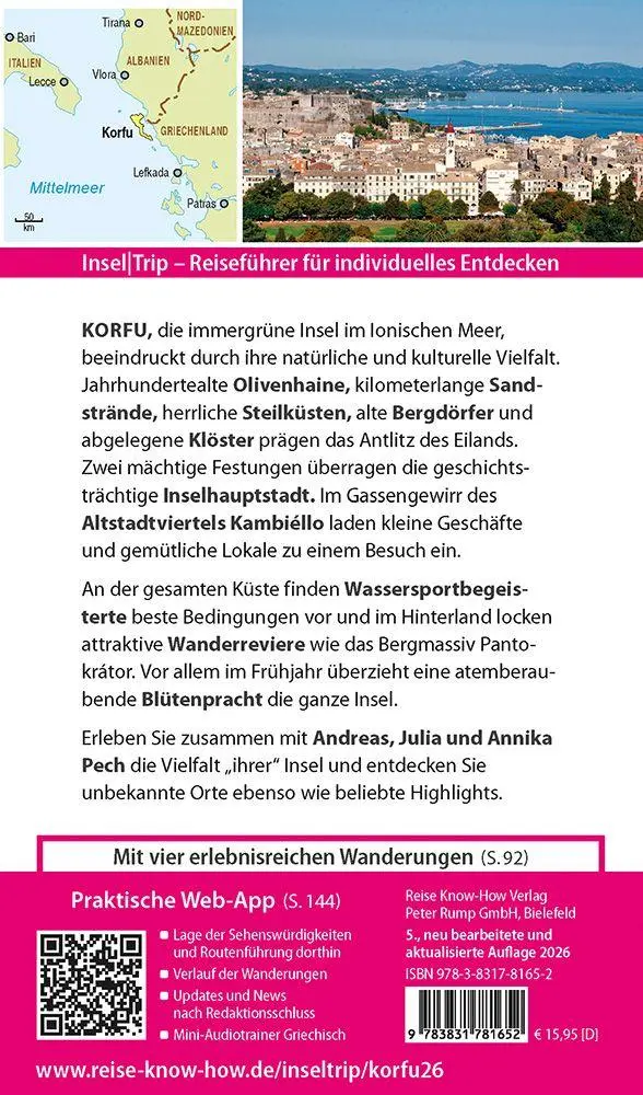 Bild: 9783831781652 | Reise Know-How InselTrip Korfu | Andreas Pech (u. a.) | Taschenbuch