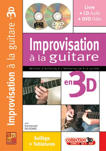 Cover: 3555111001752 | Improvisation a La Guitare 3D | Emmanuel Devignac | 3D