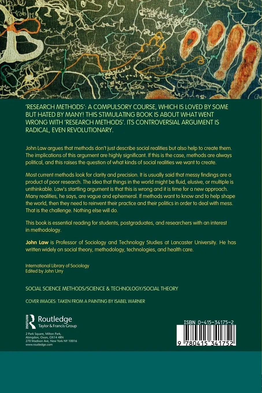 Rückseite: 9780415341752 | After Method | Mess in Social Science Research | John Law | Buch