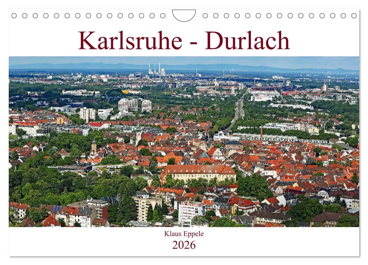 Cover: 9783457621752 | Karlsruhe-Durlach (Wandkalender 2026 DIN A4 quer), CALVENDO...
