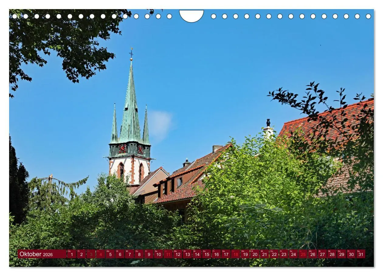 Bild: 9783457621752 | Karlsruhe-Durlach (Wandkalender 2026 DIN A4 quer), CALVENDO...