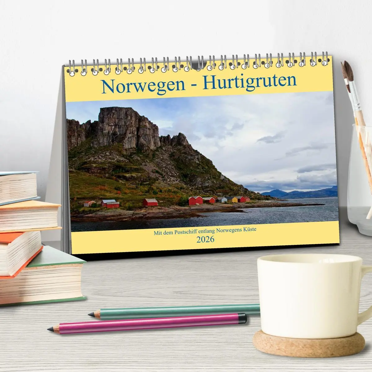 Bild: 9783516191752 | Norwegen - Hurtigruten (Tischkalender 2026 DIN A5 quer), CALVENDO...