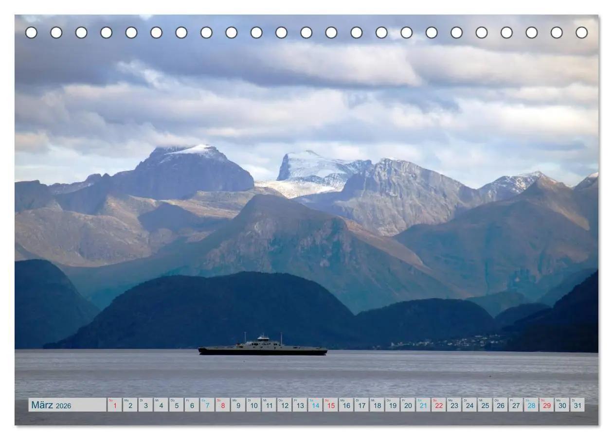 Bild: 9783516191752 | Norwegen - Hurtigruten (Tischkalender 2026 DIN A5 quer), CALVENDO...