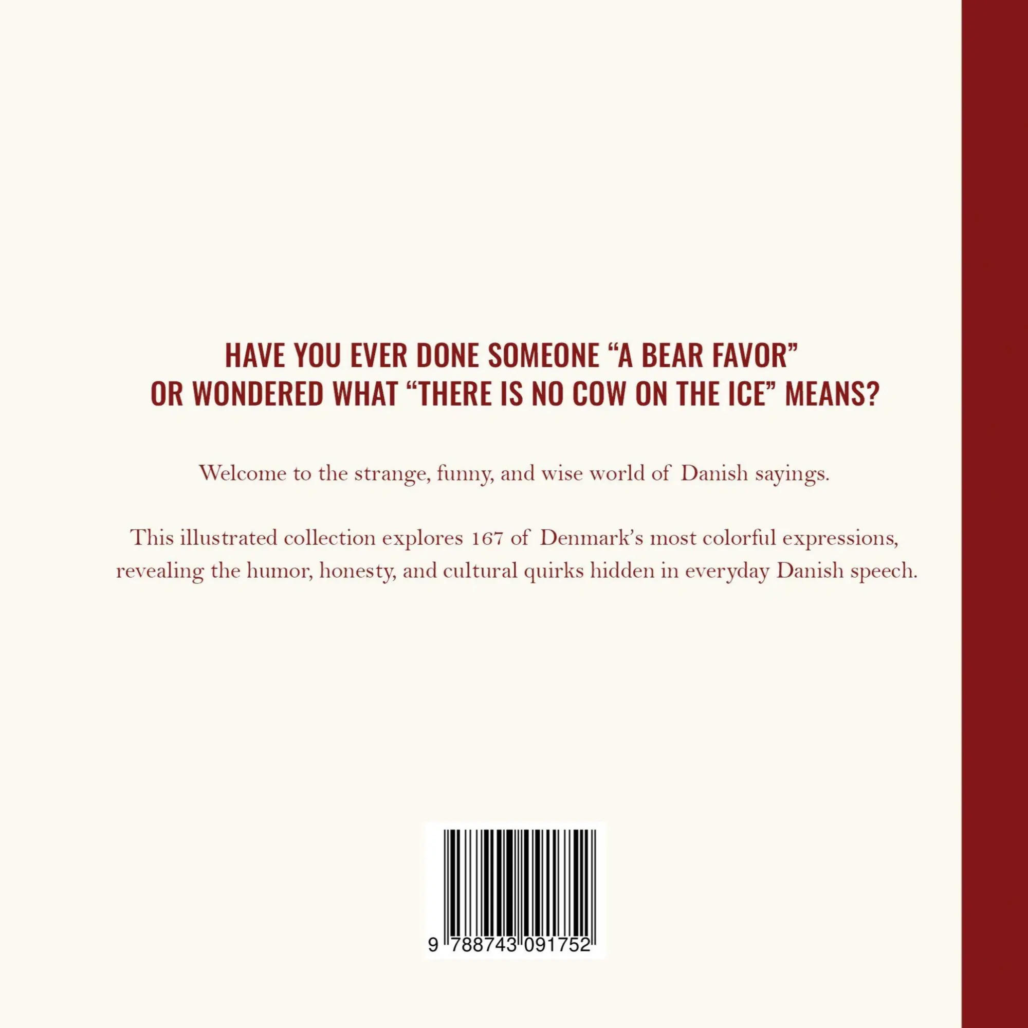 Rückseite: 9788743091752 | The Essential Book of Danish Sayings | Alex Berger | Taschenbuch