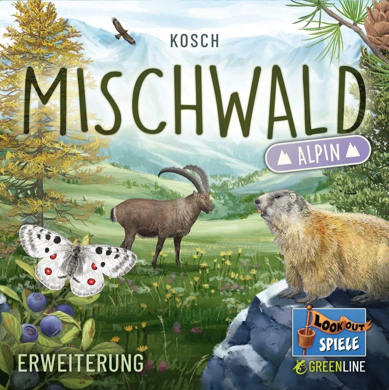 Cover: 4260402311852 | Mischwald - Alpin | Kosch | Spiel | Deutsch | 2024 | Asmodee gmbH