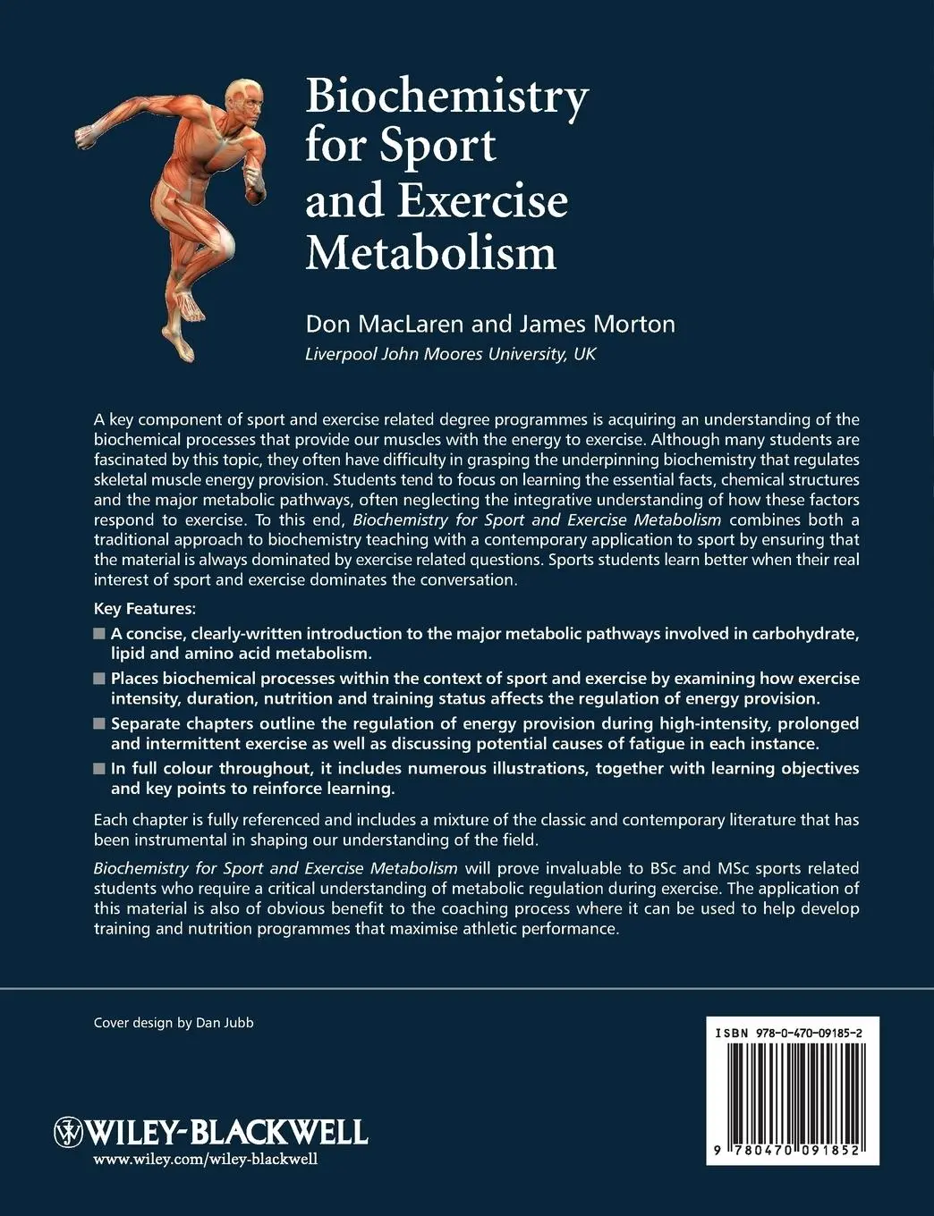 Rückseite: 9780470091852 | Biochemistry for Sport and Exercise Metabolism | Maclaren (u. a.)
