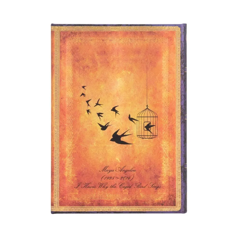 Bild: 9781439781852 | Notizbuch Angelou, Ich weiß, warum der gefangene Vogel singt Midi...
