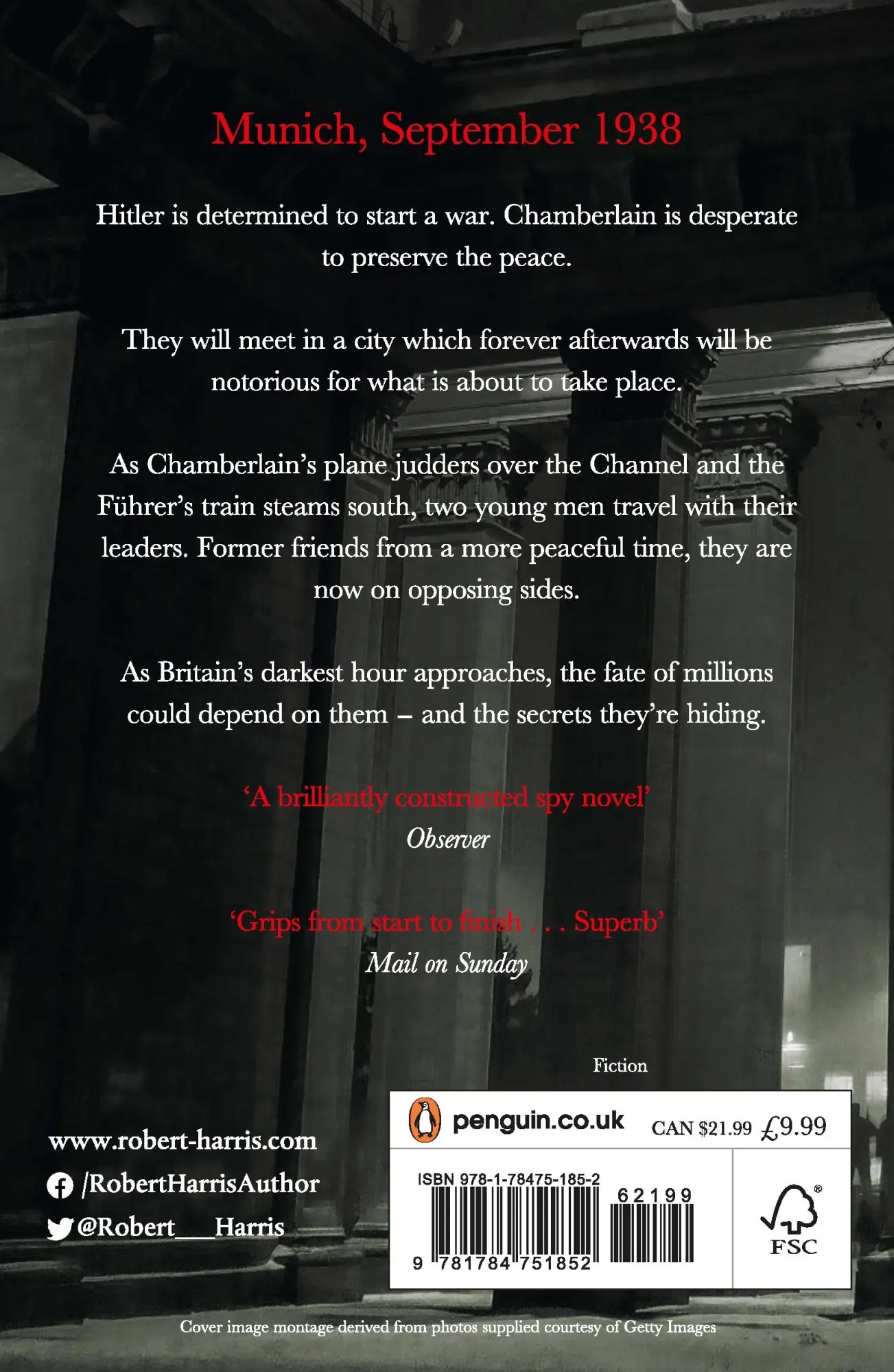 Rückseite: 9781784751852 | Munich | Robert Harris | Taschenbuch | 448 S. | Englisch | 2018