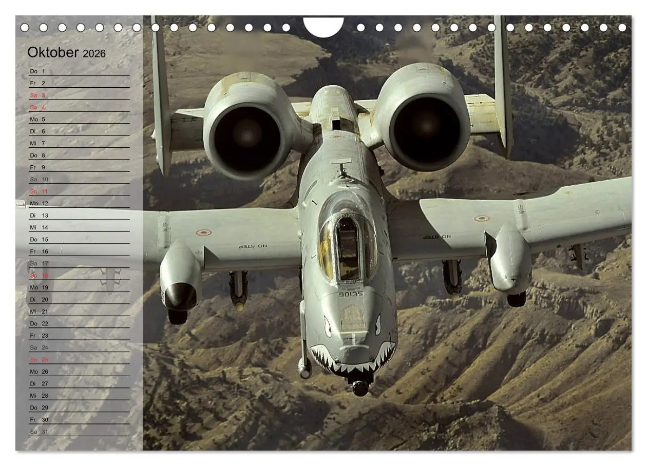 Bild: 9783516011852 | Kampfflugzeuge USA (Wandkalender 2026 DIN A4 quer), CALVENDO...