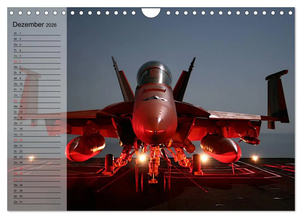 Bild: 9783516011852 | Kampfflugzeuge USA (Wandkalender 2026 DIN A4 quer), CALVENDO...