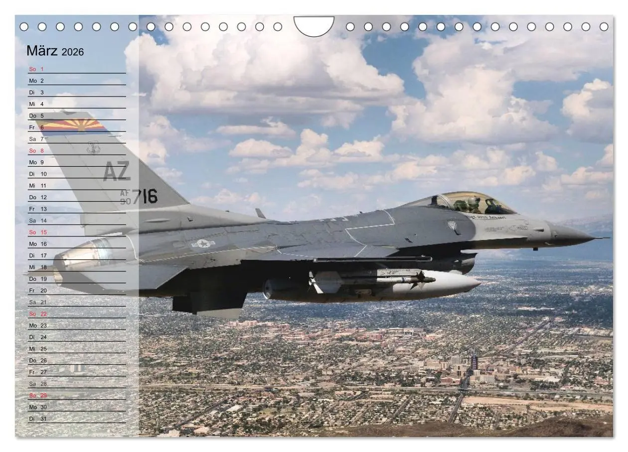 Bild: 9783516011852 | Kampfflugzeuge USA (Wandkalender 2026 DIN A4 quer), CALVENDO...