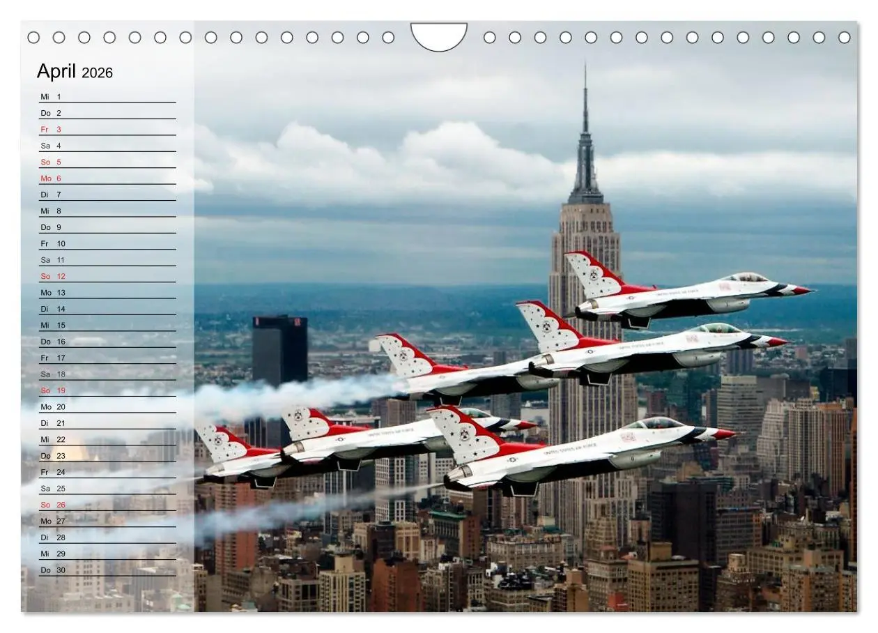 Bild: 9783516011852 | Kampfflugzeuge USA (Wandkalender 2026 DIN A4 quer), CALVENDO...