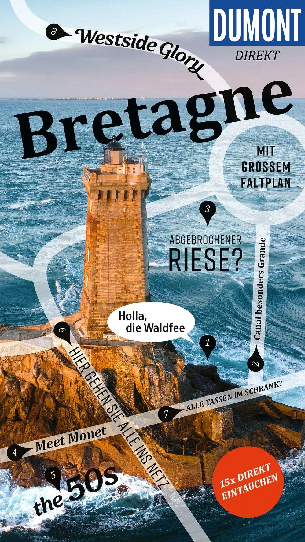 Cover: 9783616001852 | DUMONT direkt Reiseführer Bretagne | Mit großem Faltplan | Görgens