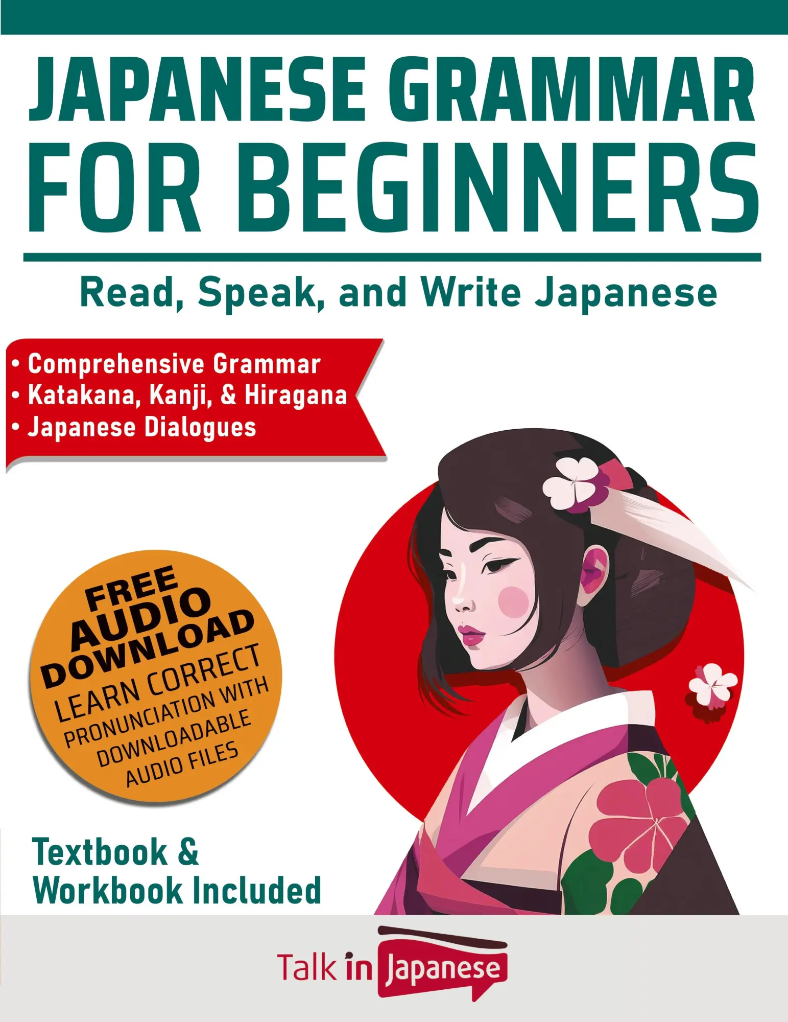 Cover: 9798885261852 | Japanese Grammar for Beginners Textbook &amp; Workbook Included | Japanese