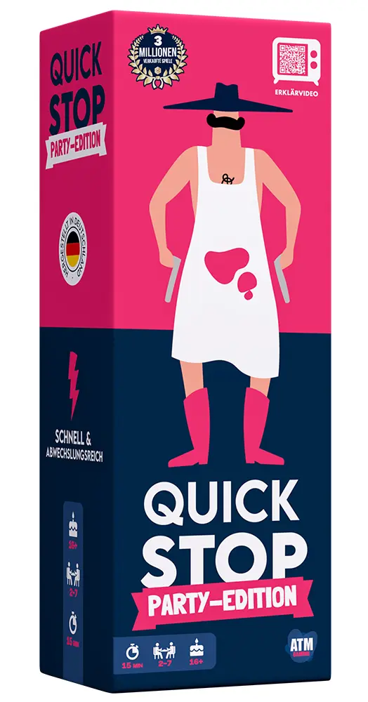 Cover: 3770011991952 | QuickStop - Das Buchstaben-Duell - Party-Edition | Rémy Wannebroucq