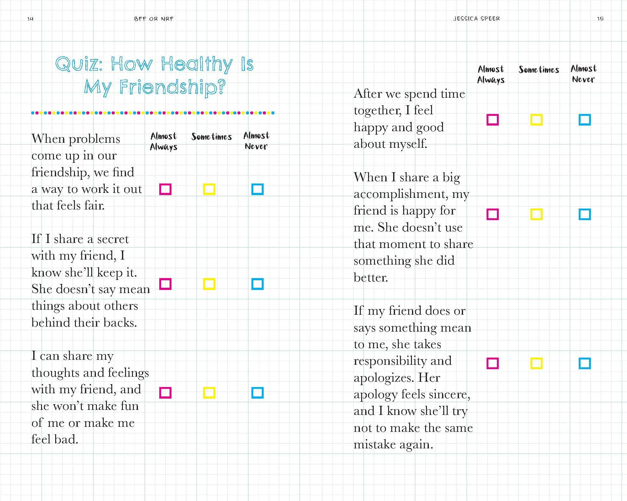 Bild: 9781641701952 | Bff or Nrf (Not Really Friends) | A Girl's Guide to Happy Friendships