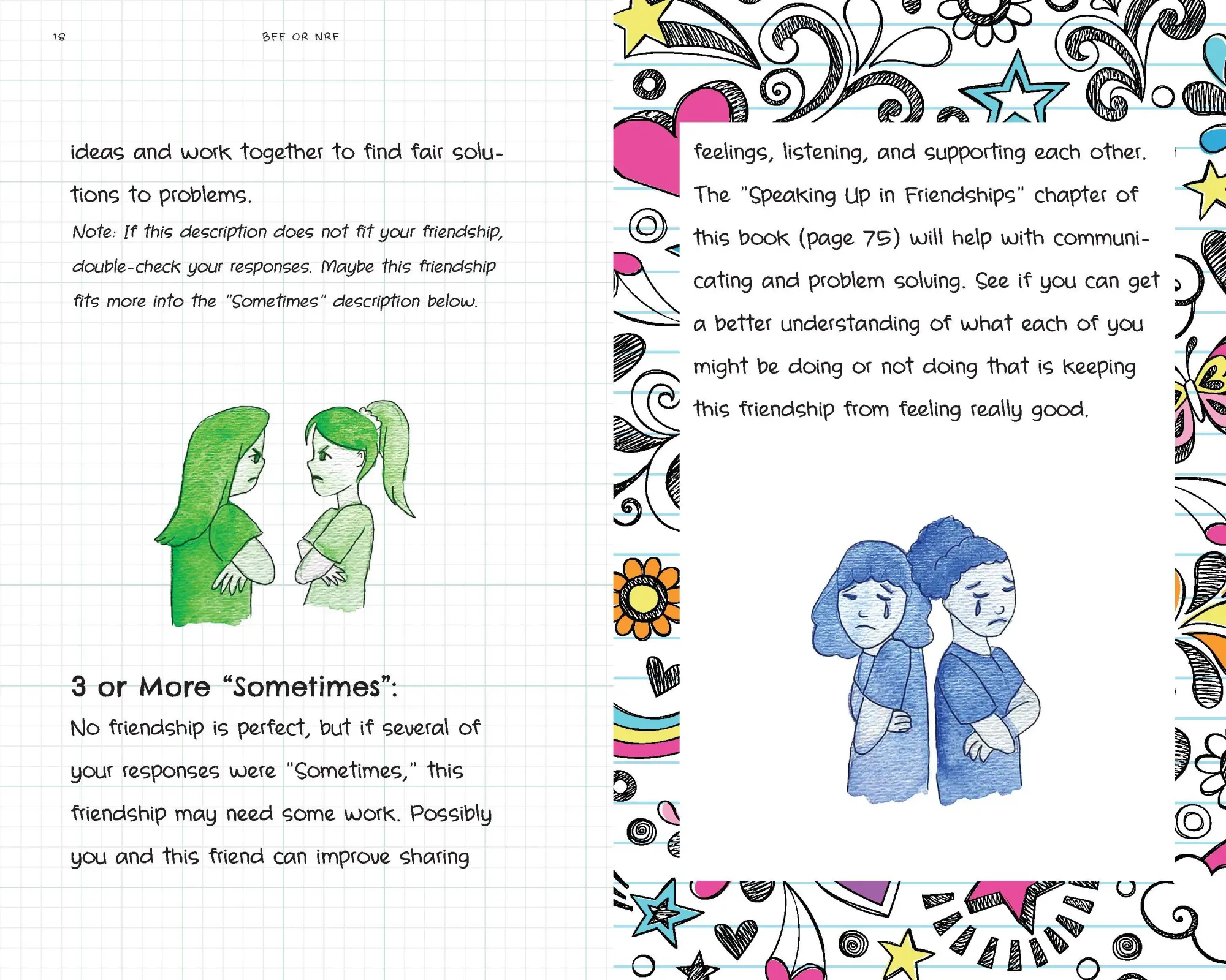 Bild: 9781641701952 | Bff or Nrf (Not Really Friends) | A Girl's Guide to Happy Friendships