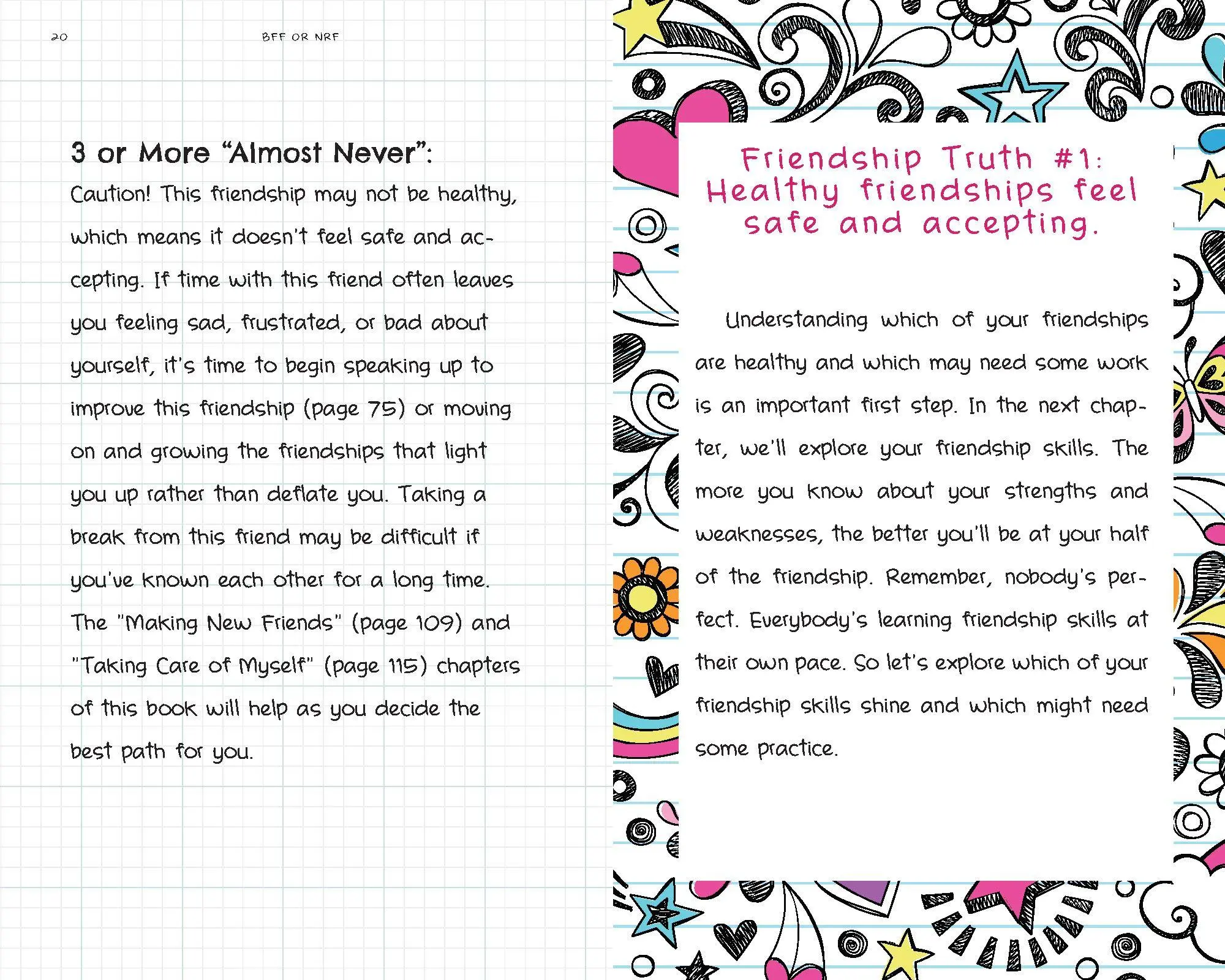 Bild: 9781641701952 | Bff or Nrf (Not Really Friends) | A Girl's Guide to Happy Friendships