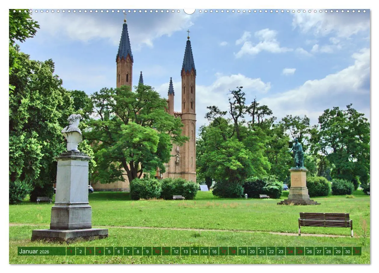 Bild: 9783457601952 | Schlossgarten Neustrelitz (Wandkalender 2026 DIN A2 quer), CALVENDO...