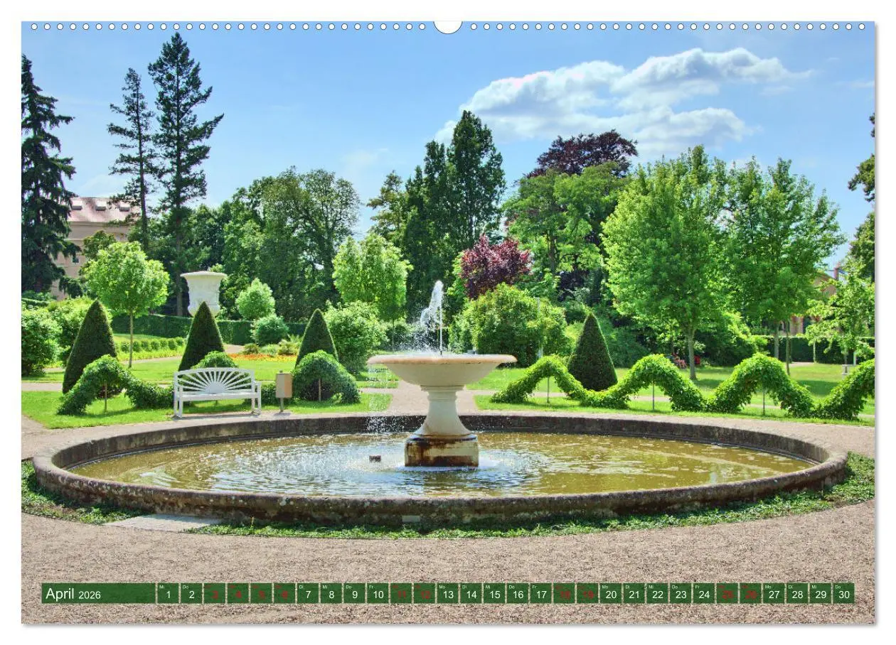 Bild: 9783457601952 | Schlossgarten Neustrelitz (Wandkalender 2026 DIN A2 quer), CALVENDO...