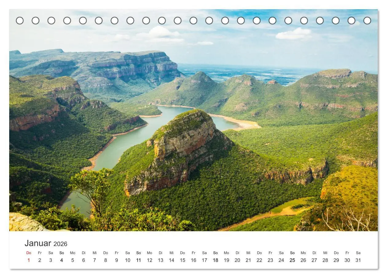 Bild: 9783457911952 | Bezauberndes Südafrika (Tischkalender 2026 DIN A5 quer), CALVENDO...
