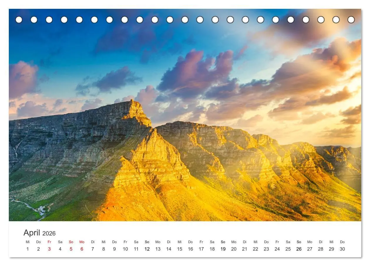 Bild: 9783457911952 | Bezauberndes Südafrika (Tischkalender 2026 DIN A5 quer), CALVENDO...