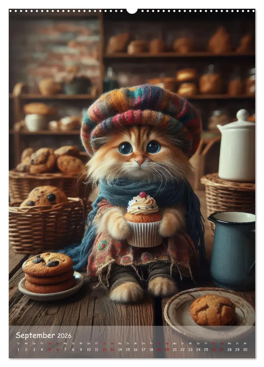 Bild: 9783516241952 | Katzen im Boho-Look - Ein Jahr voller Vielfalt und Charme mit...
