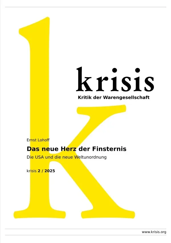 Cover: 9783565131952 | Das neue Herz der Finsternis - krisis 2/ 2025 | Ernst Lohoff | Buch