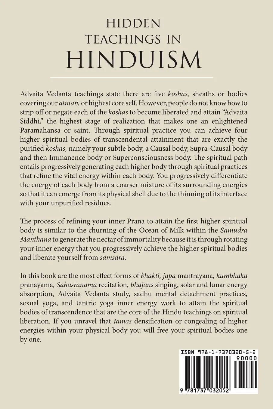 Rückseite: 9781737032052 | Hidden Teachings in Hinduism | William Bodri | Taschenbuch | Englisch
