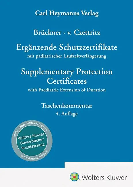 Cover: 9783452302052 | Ergänzende Schutzzertifikate / Supplementary Protection Certificates