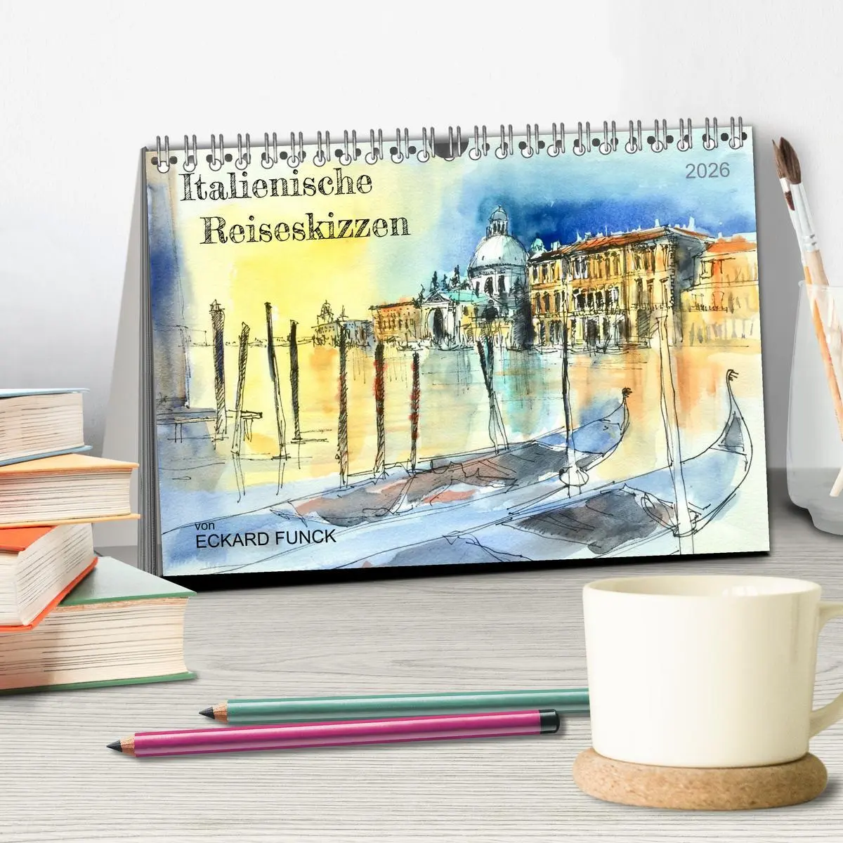 Bild: 9783457662052 | Italienische Reiseskizzen (Tischkalender 2026 DIN A5 quer),...
