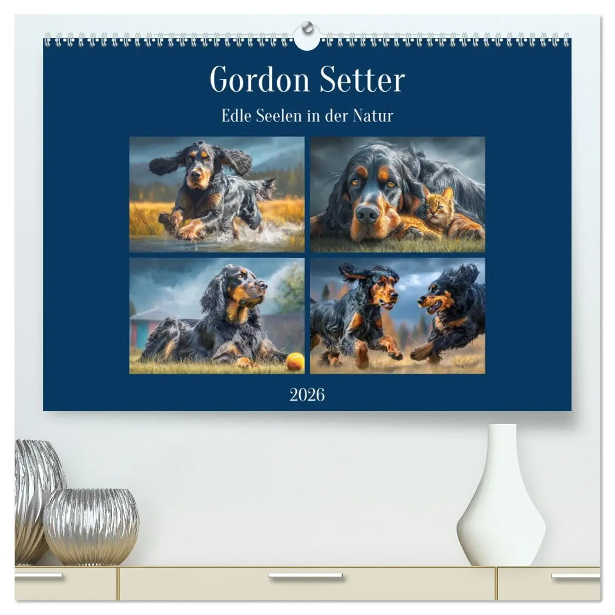 Cover: 9783457802052 | Gordon Setter. Edle Seelen in der Natur (hochwertiger Premium...