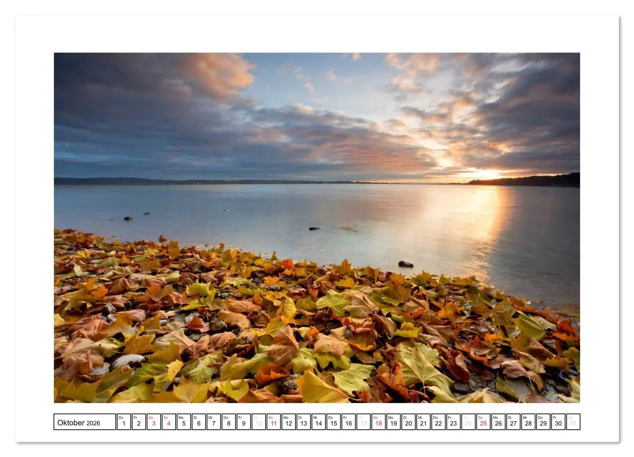 Bild: 9783516202052 | Bodensee 2026 (Wandkalender 2026 DIN A4 quer), CALVENDO Monatskalender