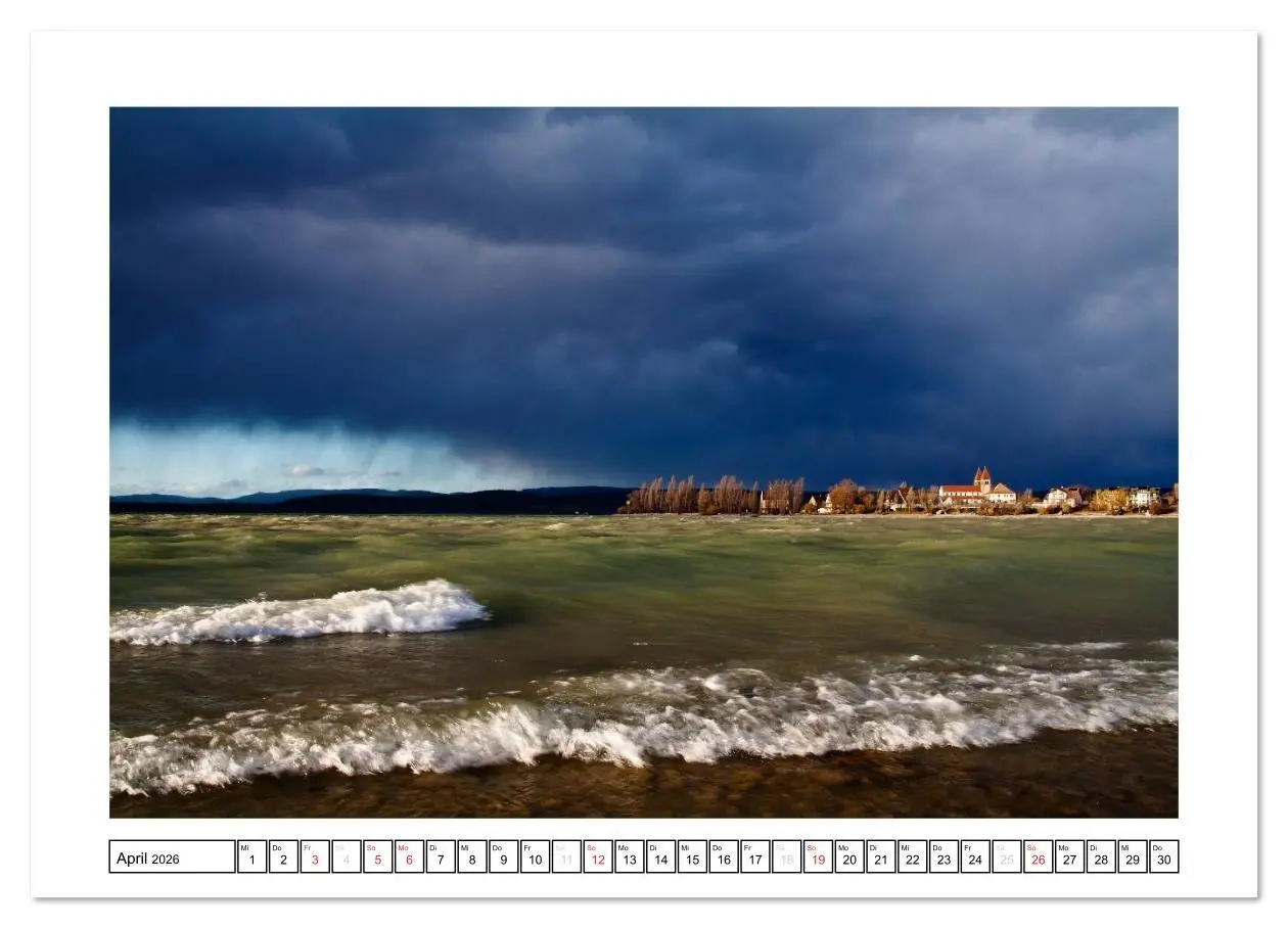 Bild: 9783516202052 | Bodensee 2026 (Wandkalender 2026 DIN A4 quer), CALVENDO Monatskalender
