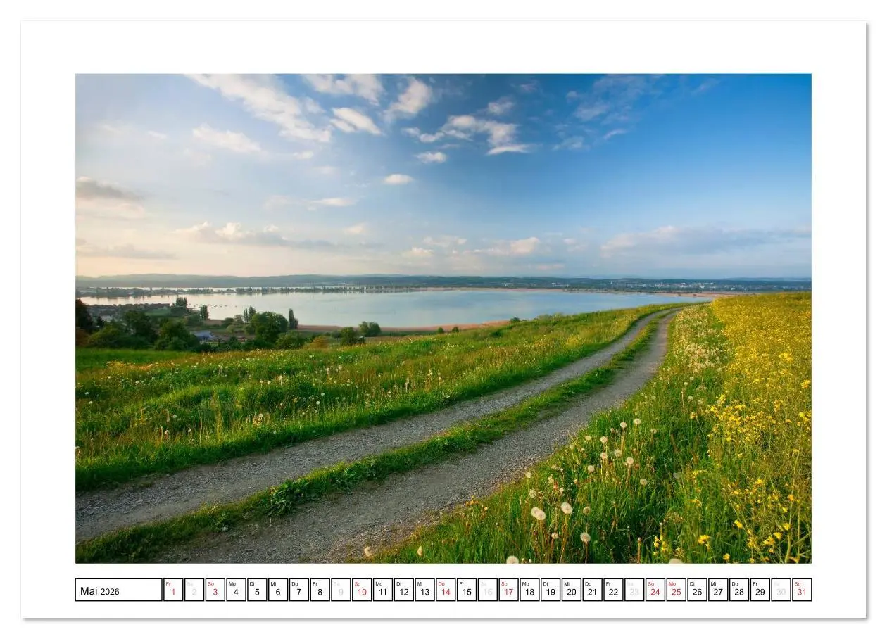Bild: 9783516202052 | Bodensee 2026 (Wandkalender 2026 DIN A4 quer), CALVENDO Monatskalender