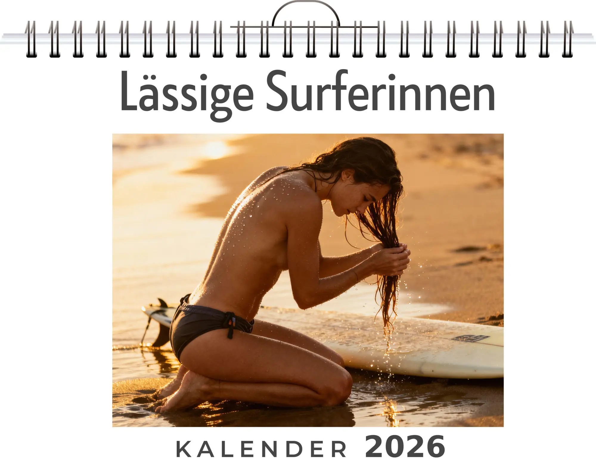 Cover: 9783695332052 | Lässige Surferinnen | Clara Schröder | Kalender | Deutsch | 2026