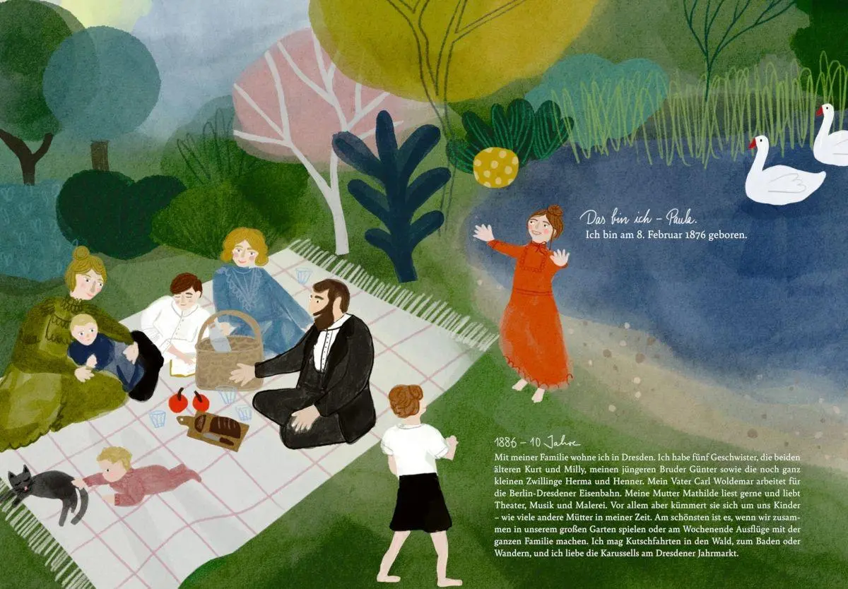 Bild: 9783775762052 | Paula Modersohn-Becker - Ich bin mutig, ich male Kinderbuch über...