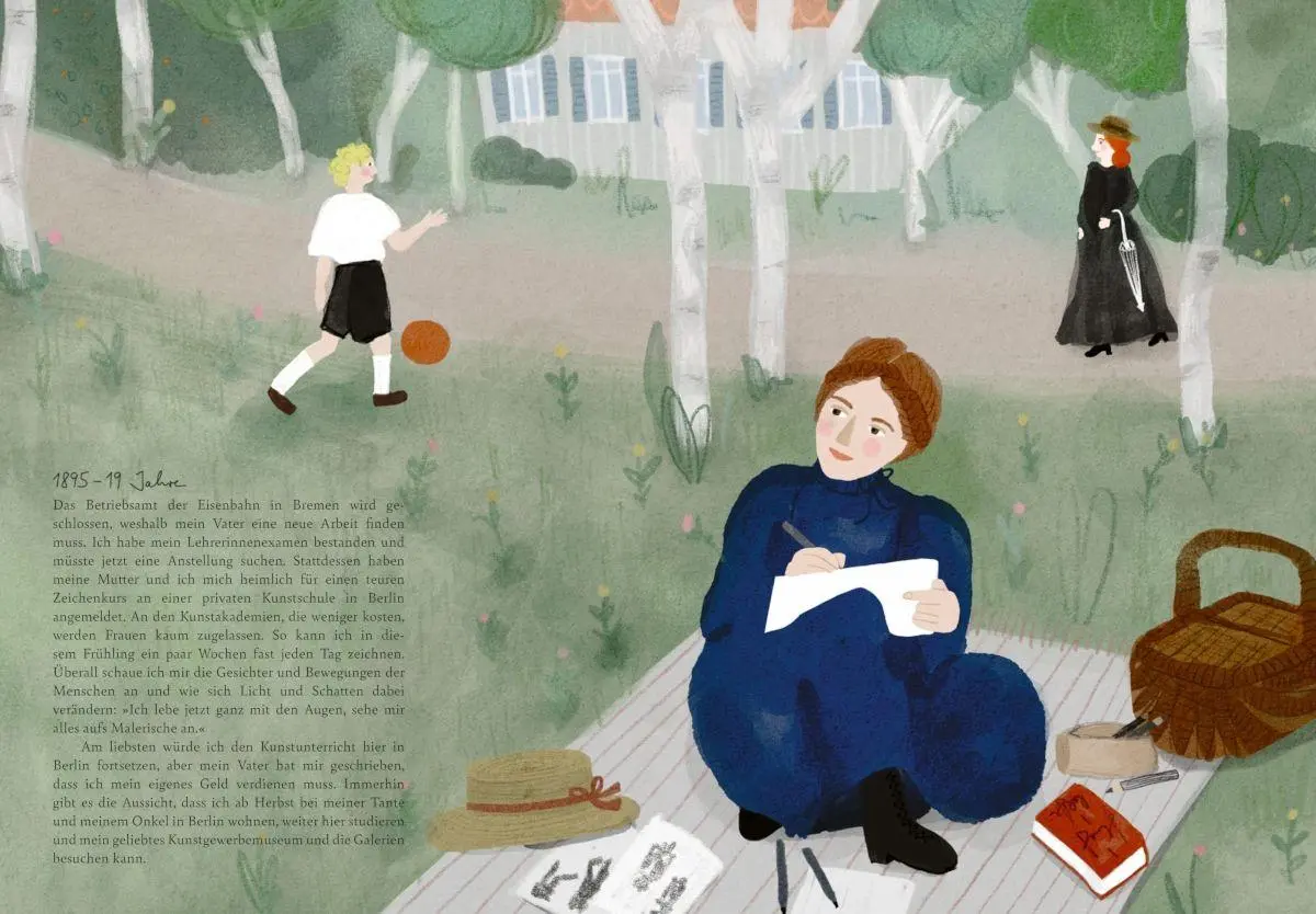 Bild: 9783775762052 | Paula Modersohn-Becker - Ich bin mutig, ich male Kinderbuch über...